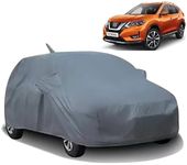 V VINTON® Car Body Cover All Accessories Waterproof Compatible for Nissan X-Trail with Mirror Pocket Uv Dust Proof Protects from Rain and Sunlight | Grey