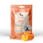 HUFT Sara’s Doggie Treats - Chicken Jerky with Pumpkin | 100% Natural, Farm Fresh Ingredients, Suitable for All Dog Breeds - 70 g