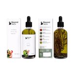 Beyond Veda Herbal Hair Oil For Hair Growth and Hair Fall Control | Suitable For both Men and Women | No Chemicals | Mineral Oil Free | Includes 30+ herbs | Suitable for all Hair Types - 100ml