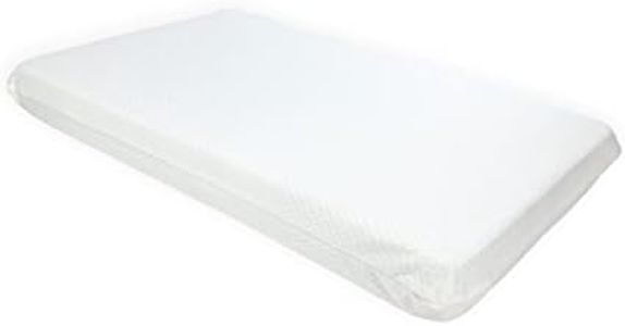 Acomoda Textil – Colchón Minicuna Impermeable y Desenfundable 78x48x8 cm. Colchón para Minicuna de Espuma de Alta Densidad con Doble Funda, Higiénico y Transpirable para Bebé.