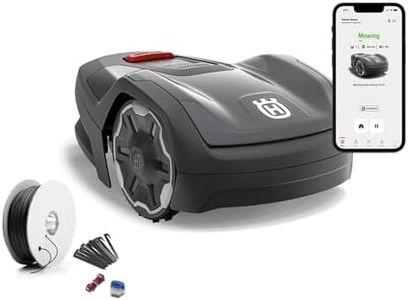 Husqvarna Mähroboter Automower Aspire R4 für 400 m² Fläche I Akku Rasenmäher Roboter, Steuerung per Connect App (inkl. Sprachsteuerung, WLAN, Bluetooth) mit Installations-Kit