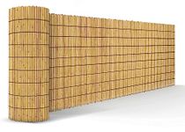 FB FunkyBuys Bamboo Reed Screening – Thick Natural Bamboo Reed Fencing with Cotton String– Garden Screening for Wind Protection – Balcony Backyard Bamboo Reed Fence Screening