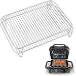 JSEFKIK 304 Stainless Steel Rack for Ninja OG701 OG751 7 in 1 Woodfire Electric Outdoor Grill and Air Freyer Accessories Compatible with Ninja Woodfire Outdoor Grill and Smoker 2 Pack