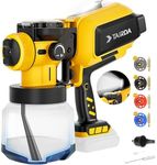 TAIRDA Automatic Paint Sprayer Compatible for Dewalt 20v Battery(NO Battery), Cordless Electric HVLP Paint Sprayers with Auto-spraying, Brushless Motor, LED light, For Fence Furniture Walls(Bare Tool)