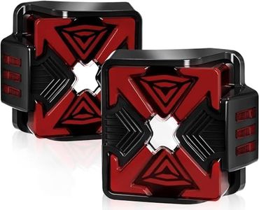 OKSIWA LED Tail Lights Fit For 2007-2018 Jeep Wrangler JK JKU Sport/Sahara/Rubicon, with Starting Dynamic Animation,Unique Shaped Design (X Clear)