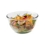 SignoraWare Borosilicate Glass Mixing Bowl and Serving Bowl | Micro Wave Oven Safe (1500ml | Set Of 1 Piece | Transparent Clear)