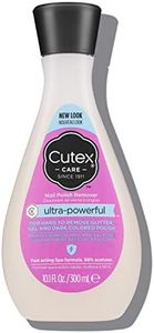 Cutex Gel Nail Polish Remover, Ultra-Powerful & Removes Glitter and Dark Colored Paints, Paraben Free, 10.1 Fl Oz