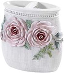 Avanti Linens - Toothbrush Holder, Resin Bathroom Accessories, Floral Home Decor (Spring Garden Collection)