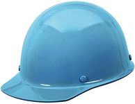 MSA 475401 Skullgard Cap Style Safety Hard Hat with Fas-Trac III Ratchet Suspension | Non-slotted Cap, Made of Phenolic Resin, Radiant Heat Loads up to 350F - Standard Size in Blue 4032792338104