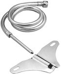 Acetap Butterfly Stainless Steel Toilet Jet or Bidet Hands-Free Spray - 1 Meter Heavy PVC Hose