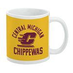 GRAPHICS & MORE Central Michigan University Chippewas Ceramic Coffee Mug, Novelty Gift Mugs for Coffee, Tea and Hot Drinks, 11oz, White