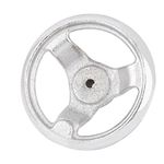 sourcing map 4" Diameter Round Iron Hand Wheel Handwheel for Milling Machine Lathe