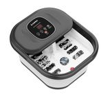 CuPiLo Foot Spa Bath Massager with Heat, Collapsible Foot Massager Spa Soaking Tub with Bubbles, Pumice Stone, and Shiatsu Massage Rollers, Keep Warm Foot Spa for Relaxation, Gifts