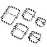 Swpeet 50 Pcs Assorted Multi-purpose Sliver Metal Roller Buckle Ring for Hardware Belt Bags Ring Hand DIY Accessories -13mm,15mm, 20mm, 25mm, 32mm