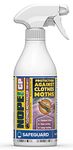 NOPE! CP Moth Killer Spray (500ml) - Fast acting, Odourless, Long-lasting Moth Repellent for Home, Wardrobe & Carpets. HSE certified.