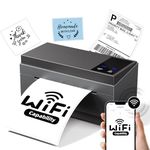 WiFi Shipping Label Printer 4x6 - Wireless Thermal Label Printer for Small Business, WiFi Thermal Printer for Shipping Packages, WiFi Desktop Label Printers, Compatible with Ebay,USPS, Shopify, Amazon