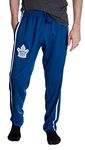 Calhoun NHL Men's Striped Training Pants (Medium, Toronto Maple Leafs)