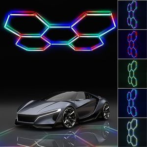 ALLYES Hexagon led Lights - Garage Hexagon Light with 358 Color Modes, Dimmable and Speed Adjustable RGB Hexagon Wall Lights, DIY Design for Gaming Room, Bar, Club, Party, Music Studio, Gym