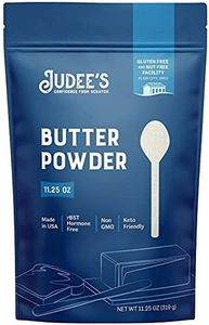 Judee’s Butter Powder 11.25oz - 100% Non-GMO and Keto-Friendly - rBST Hormone-Free - Gluten-Free and Nut-Free - Made from 100% Real Butter - Baking Ready Ingredient - Made in USA