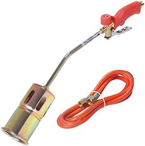 ROTHENBERGER Industrial RoMini Premium, warm-up burner, incl. 2m hose line, flames of bituminous membranes; warming; Welding foils; Weed Destroyer 030961E