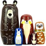 Russian Nesting Dolls Bear Wooden M