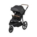 Bebeconfort Cloudy, All-Terrain Pushchair, 0 – 4 Years (max. 22kg), Reclining Baby Stroller, Fast Folding, 3 Large Air Wheels, Adjustable Handlebar, Spacious Storage Basket, Mineral Graphite