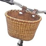 Livoccur Bike Basket, Cane Woven Ha