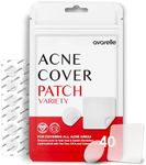 AVARELLE Acne Pimple Patch (40 Count) Absorbing Hydrocolloid Spot Treatment with Tea Tree Oil, Calendula Oil and Cica, Certified Vegan, Cruelty Free (VARIETY / 40 COUNT)