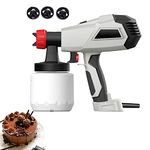 YCWF Chocolate Spray Gun,Cake Decorating Airbrush Kit,Cake Desserts Decor Baking Sandblasting Machine,Cake Sprayer Kit for Baking DIY,700ml