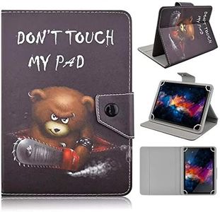 DETUOSI Universal 10.1 inch Tablet Case, 10 inch Tablet Cover, Magnetic Closure Travel Portable Protective Folio Leather Stand Shell Case for All Kinds of 9.6-10.6 inch Android/iOS/Windows Tablet #7