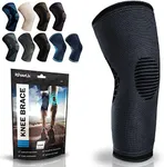 POWERLIX Compression Knee Sleeve for Women & Men, Medical Knee Brace for Arthritis & Knee Pain Relief, Meniscus Tear & Injury Recovery, Knee Support & Protection for Working Out, Running & All Sports