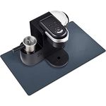 Golener Coffee Maker Rug,coffee Bar Decor For Coffee Station,Coffee Grinder Mat,Drip Tray for Coffee Maker,Coffee Pot Mat for Countertops,Non-slip Material Keeps Dish in Place,Marble Navy