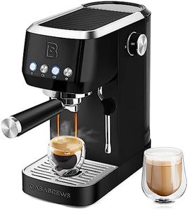 CASABREWS Espresso Machine 20 Bar, Professional Espresso Coffee Machine with Steam Milk Frother, Coffee Maker Cappuccino Latte Machine with 49oz Removable Water Tank, Black