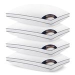 OTOSTAR Pillows Queen Size Set of 4 Bed Pillows for Sleeping Cooling Pillows 4 Pack with 3D Microfiber Filling Breathable Cover Pillows for Back Stomach or Side Sleepers Soft Fluffy Pillows for Bed