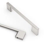 Asidrama 10 Pack 5 Inch(128mm) Brushed Satin Nickel Kitchen Cabinet Handles, Cabinet Pulls Kitchen Cabinet Hardware for Cupboard Drawer Handles Dresser Pulls