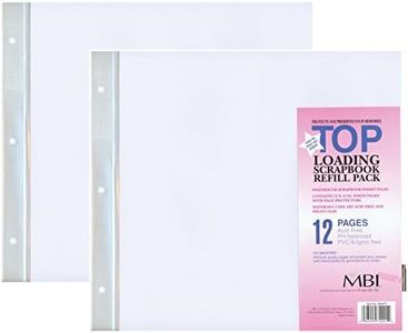 2-Pack - MBI 12" x 12" Scrapbook Expansion Pages, 6sht (12 Pages)