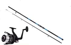 Oakwood Shakespeare Beta Reel 12ft Beachcaster Combo Sea Beach Fishing Rod