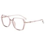 Firmoo Blue Light Blocking Glasses for Women, Pink Retro Anti Glare Computer Glasses UV400 for Screens