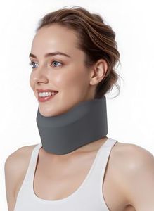 BETOVIN Memory Foam Neck Brace For Sleeping, For Neck Support Soft Cervical CollarGray Small Size Fits Neck Circumference 11.02-13.78 inch (28-35 cm), Height 3.15-3.54 inch (8-9 cm)