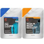 Gear Aid Care Kit with Revivex Pro Cleaner and Revivex Wash-in Water Repellent