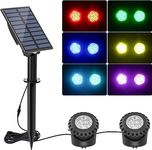 NATPOW Solar Pond Lighting, RGB Und