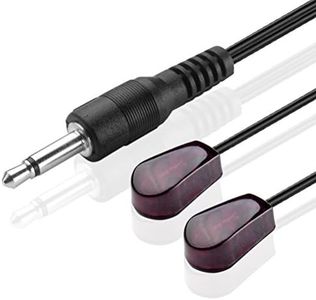 TNP IR Emitter - Dual Head Infrared Remote Cable Extender (10 Feet 3 Meters) - 3.5mm Infrared Jack IR Extender for Xbox IR Repeater Kit System, IR Range 38kHz to 56kHz