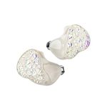 Linsoul THIEAUDIO Hype 4 2DD+4BA In Ear Monitor, HiFi IEM Earphones with Tonal Balance, Latest Sonion Driver, Detachable 2 Pin Silver-plated OCC IEM Cable for Audiophile Musician (White, Without Mic)