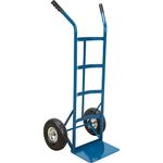 All-Welded Hand Truck, Dual Handle, Steel, 46" Height, 600 lbs. Capacity