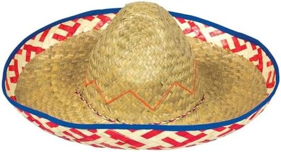 Amscan Fiesta Sombrero Straw Hat