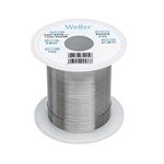 Weller WSW SnPb (T0051403299) Solder Wire, Dia: 0.5 mm / 0.020 in, Wt: 100 g / 3.527 oz, Alloy Sn60Pb40, Flux Content 2.2%