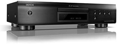 Denon DCD-600NE CD Player for Home, HiFi System, CD-R/RW / MP3 / WMA, Pure Direct Mode, AL32 Processing, Optical Output - Black DCD600NEBKE2GB