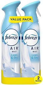 Febreze Air Freshener Spray, Linen & Sky, Odor Eliminator for Strong Odors, 8.8 Oz (2 Count)