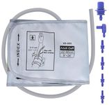 ELERA Extra Large Blood Pressure Cuff, Premium XXL BP Replacement Cuff for Arms 22-60cm with 6 Connectors, Compatible with Omron BP Monitors - Accurate and Convenient