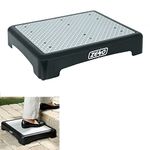 ZENO Half Step Stool for Elderly | Portable Stepper Mobility Aid with Non Slip Surface | Disability Step Riser Ideal for Doorstep, Bathroom & Toilet | Outdoor & Indoor Door Step Up